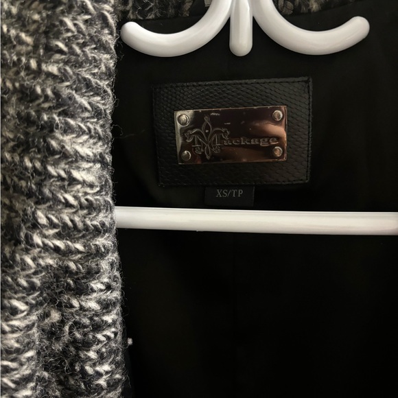 Mackage Wool Cashmere blend scarf coat - Picture 3 of 5